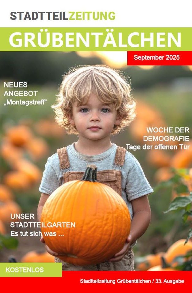 Titelbild der Stadteilzeitung für September 2025
